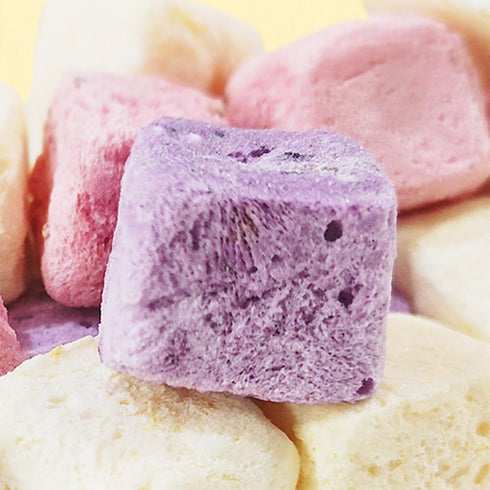 laweny 5.3 ounces/150 Freeze dried yogurt chunks grams, crispy skin mixed with fruit flavors, strawberry, peach, dragon