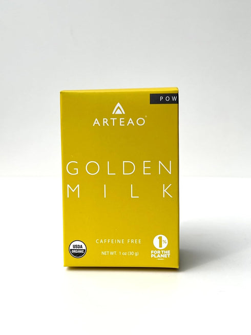 No Sugar Added Organic Golden Milk Powder Blend - Turmeric, Ginger, Cinnamon