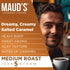 100 100% Maud's Salted Caramel Flavored Coffee Pods, ct, Medium Roast Flavored Coffee in Single Serve Pods Arabica
