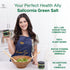 2-Pack 50% 100% (14.10 oz 400g SaltWise Green Salt, Gourmet Chefs Jar Less Sodium, Plant-Based Salt Substitute