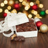 12 OZ Milk Chocolate Caramel Cashew Nut Clusters White Gift Box - by It's Delish | Premium Dark Chocolate Covered Nuts