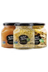 Perfect Choice Delicious Grilled Artichoke Halves, Artichoke Bruschetta, Caramelized Onion Mix (Pack