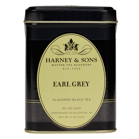 4 Harney & Sons Black Earl Grey Loose Leaf Tea, Ounce