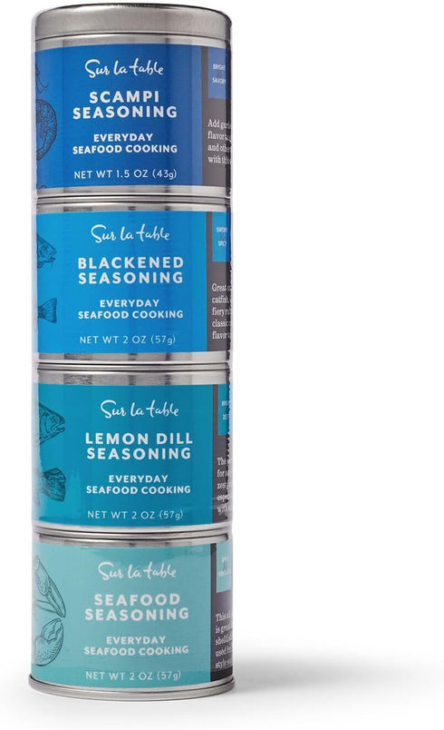 Sur La Table Seafood Seasoning Gift Set, Blue