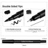 Fanika 3pcs (0.4mm) (0.7mm) Black Edible Markers - Double Sided with Extra Fine Tip Thick Tip Edible Pens, Double-sided