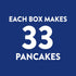 25.2-Ounce (Pack 8) Krusteaz Complete Pancake Mix, Blueberry Pancake Mix, Box