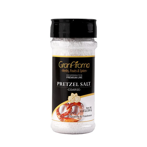 GranAroma Pretzel Salt, Coarse Texture, Ideal for Baking & Snacks (9.28 Ounce)