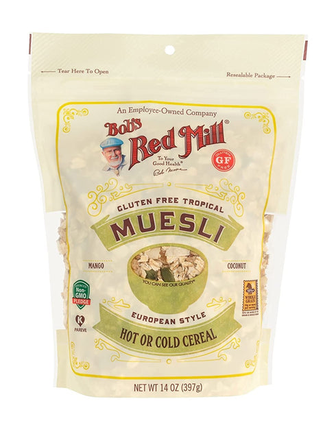 14 (pack 4) Bob's Red Mill Tropical Muesli, Ounce