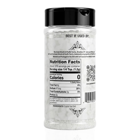 16 oz, A&P Oceans Gem Coarse Sea Salt, Natural Unrefined Salt with Large Crystals for Cooking, Grinders & seasoning