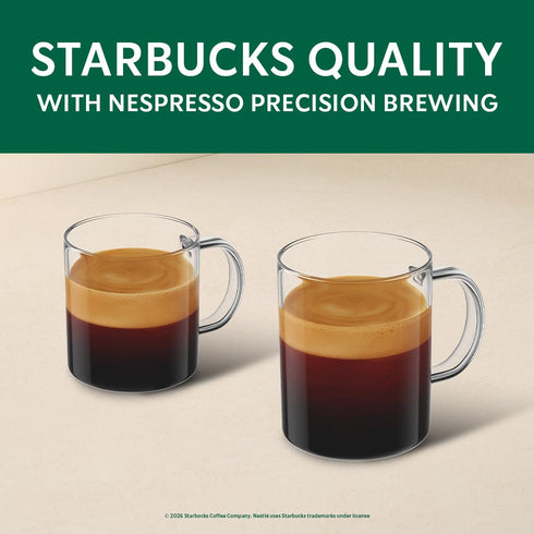 30-count 7.8 oz. Starbucks by Nespresso Vertuo, Pike Place, Medium Roast Coffee Coffee Pods, Brews