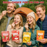 Egcina Pack 8 (4.65oz/132g) Large Freeze Dried Fruit Snacks Variety - Single Bags with Apple, Mango, Strawberry, Banana
