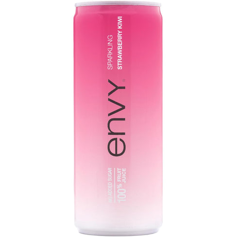 Envy Sparkling 100% Fruit Juice, Strawberry Kiwi 8oz (Case of 24)