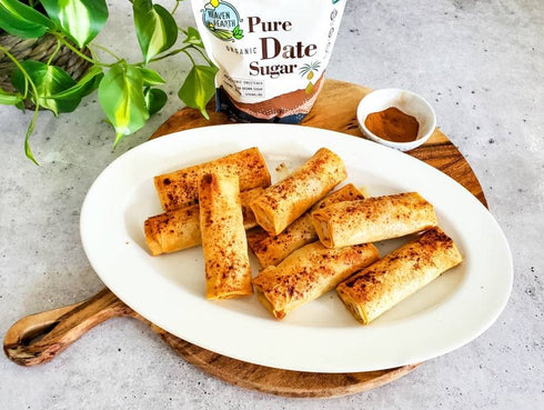 12oz (2 Pack) Heaven & Earth Pure Organic Date Sugar, Resealable Bag | Natural Sugar Alternative | Low Glycemic | Good