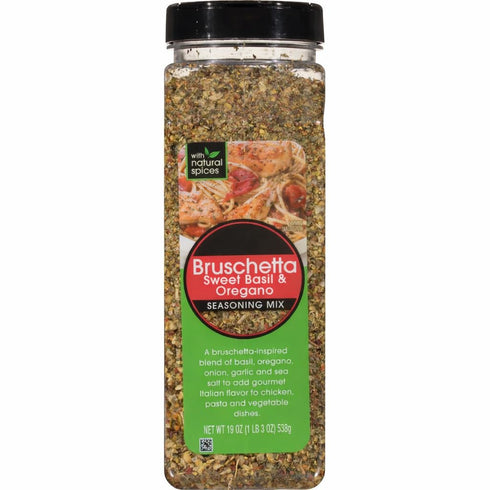 Generic Bruschetta Seasoning Mix, Sweet Basil & Oregano, with Garlic, Onion and Sea