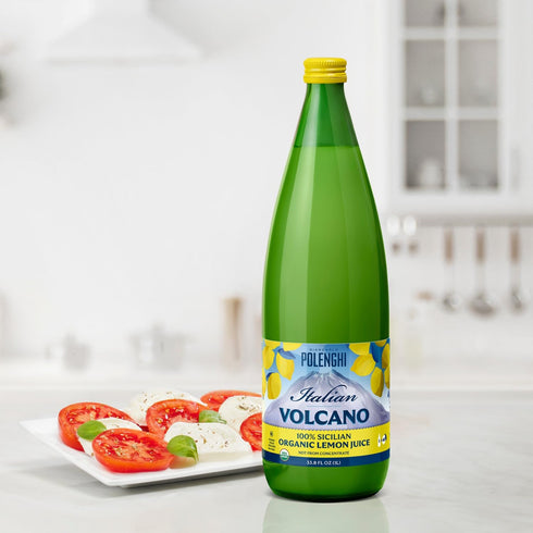 33.8 2 Pack 40 (2 1 Italian Volcano Organic Lemon Juice Ounces - Bundled Kit - Certified Organic - Each Bottle Contains