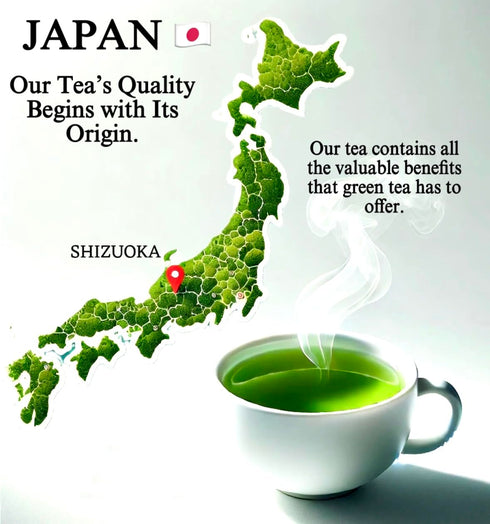 One With Tea Organic Japanese Genmaicha with Matcha Green Tea Loose Leaf Premium Whole Leaf Sencha with Roasted Brown