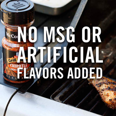 McCormick Grill Mates Chipotle & Roasted Garlic Seasoning, 2.5 OZ (Pack of 3)