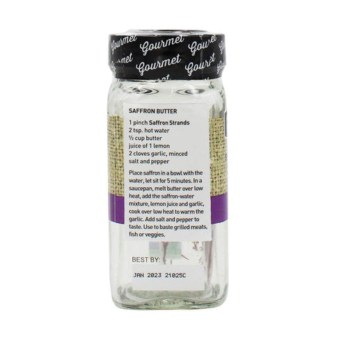 The Spice Hunter Saffron Strands, Spanish Mancha, Whole, 0.01-Ounce Jar
