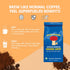 8-Mushroom Immune 12oz Organic Ground Mushroom Coffee by Malama | Superfood Blend with Lions Mane, Reishi, Cordyceps