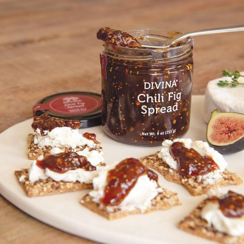 9 oz (2-Pack) DIVINA Chili Fig Spread Jam