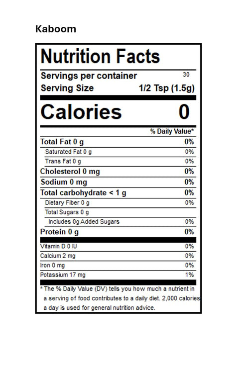 DAK's Spices Kaboom Mouth Watering Seasoning Blend | 100% Salt & Sugar Free, Low Carb & Keto Friendly