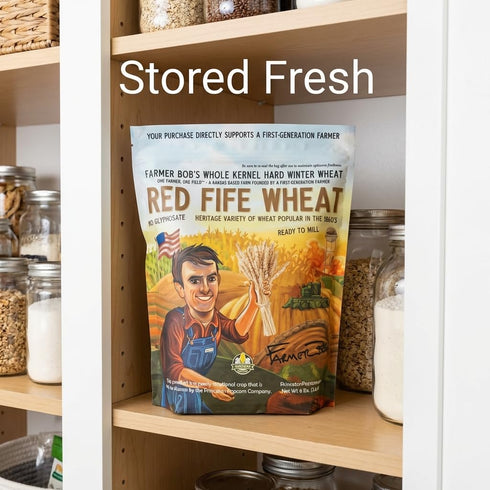 5lb Red Fife Hard Red Winter Wheat Hard Red Wheat Berries Whole Wheat Berries Bulk Heirloom Non-Hybrid Non-GMO Heritage