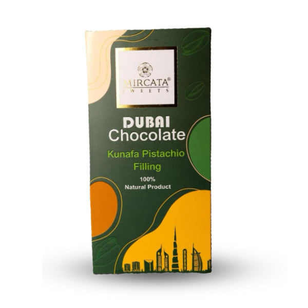 PRIME POWER Dubai Style Pistachio with Knafeh 7.05oz (200g) Authentic Middle Eastern Dessert with