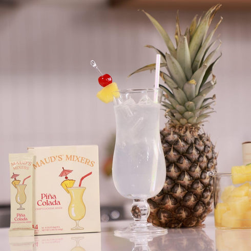 14 Maud's Mixers Pina Colada Cocktail Mix, ct, Mocktail Non-Alcoholic Drinks - Made with Real Agave - Low Calorie, Low