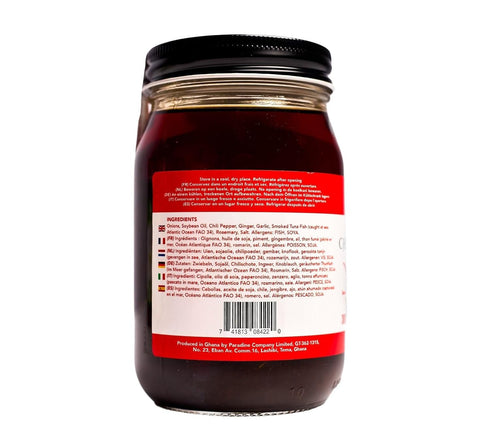 Nanas Kitchen Nana Shito Ghana Chili Sauce - Shito Made with Fresh Chili, Shrimp & Spices, Adds Heat & Flavor to Any