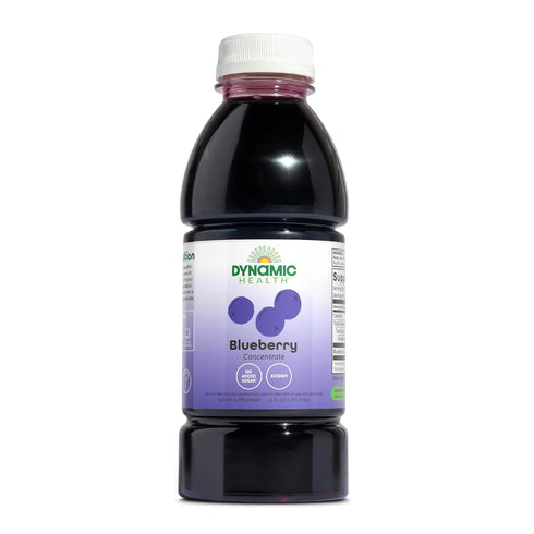 Dynamic Health Blueberry Concentrate, 100% Concentrate, Unsweetened, No Additives, Brain Function, Antioxidant