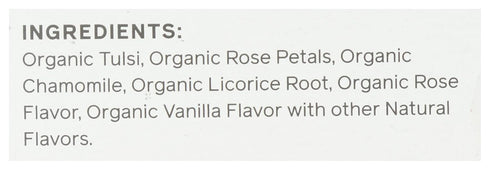 Organic Rose Tulsi Tea Bags, 20 ct - Allegro Tea