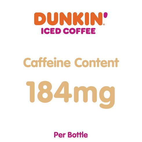Dunkin' Donuts 13.7 oz, 12 Pack Dunkin' French Vanilla Iced Coffee Bottles, fl