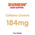 Dunkin' Donuts 13.7 oz, 12 Pack Dunkin' French Vanilla Iced Coffee Bottles, fl