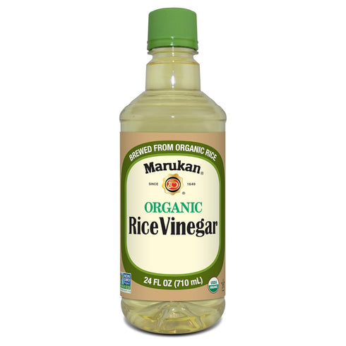 Marukan Organic Unseasoned Rice Vinegar for Enhancing Flavor & Cooking, USDA Organic,