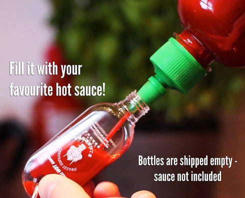 1 PACK Pocket Sriracha Mini Sriracha Hot Sauce Bottle Keyring Bring Hot Sauce with you Everywhere - Great Chilli Sauce