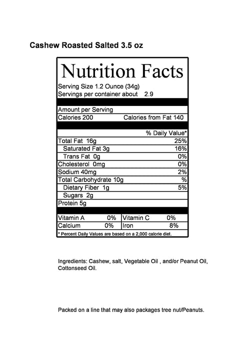 2 LBS Roasted & Salted Cashews by Its Delish Bulk Bag Roasted with Sea Salt Kosher Long-lasting Jar Energetic, Healthy