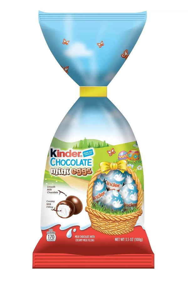 Kinder Chocolate Kinder Easter Creamy Milk Chocolate Mini Eggs Stand Up Bag - 3.5