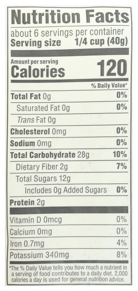 365 by Whole Foods Market 8 , Organic Dried Unsweetened Bing Cherries, Ounce