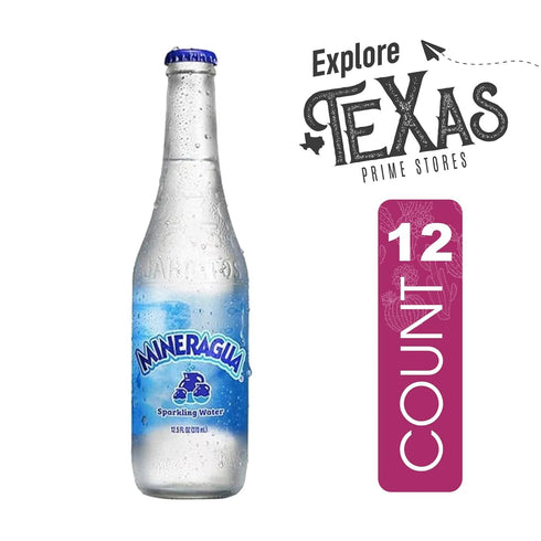 12-Pack 12 oz Jarritos of Mineragua Mineral Water Glass Bottle fl