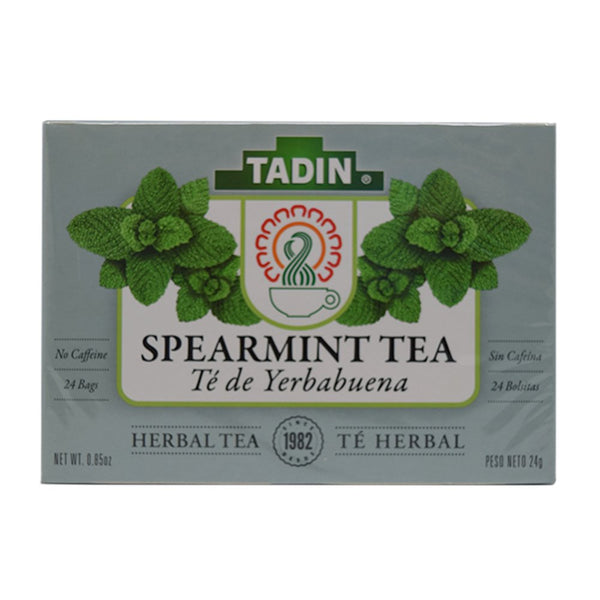 Tadin Spearmint Tea, 24 Bags - Te De Yerbabuena