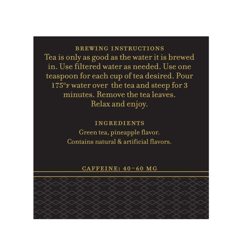 3 oz Harney & Sons Tropical Green Tea, Loose tea in tin