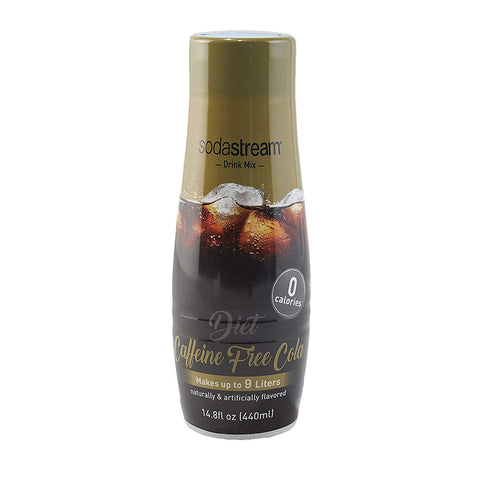 440ml 2 Pack, 14.8 Oz SodaStream Diet Caffeine Free Cola, Fl
