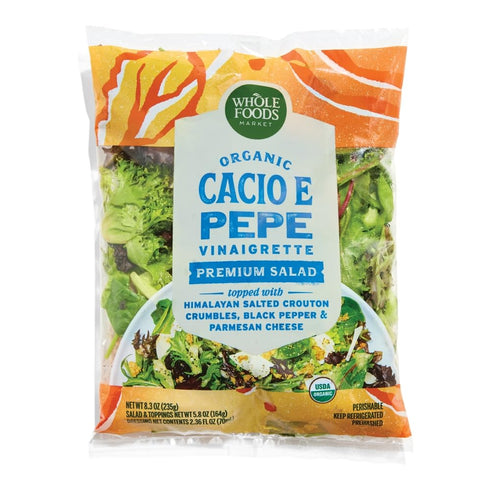 Whole Foods Market Organic Cacio E Pepe Crunch Salad Kit, 8.3 Ounce