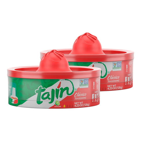 Tajin Clásico Chile Lime Seasoning Rimmer, 4.23 oz (Pack of 2)