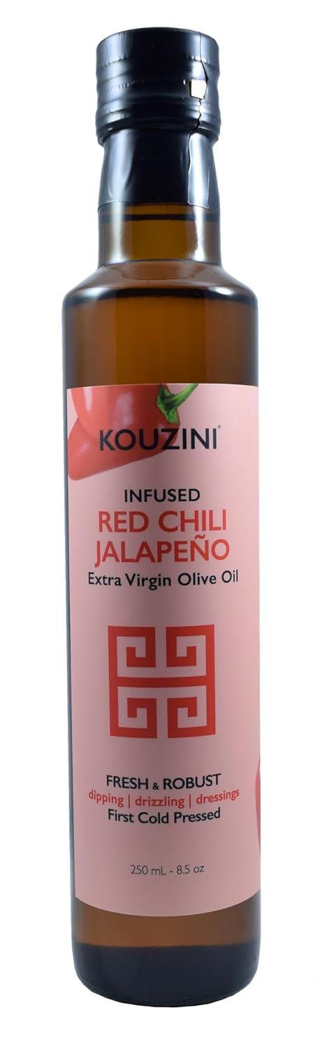 Kouzini Red Chili Jalapeno Co-Pressed Extra Virgin Olive Oil