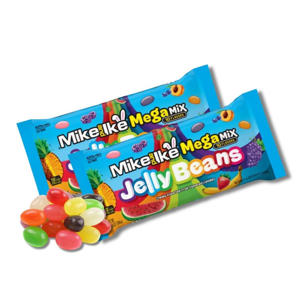Mike & Ike Jelly Beans - Pack of 2 - Mega Mix