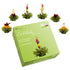 Creano Tea Flowers Mix - Blooming Green Tea, Fruity Flavored (Roses in 6 Varieties)
