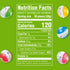 5.5 Oz Skittles Pop'D Sour Freeze Dried Candy Assortment, Resealable Bag