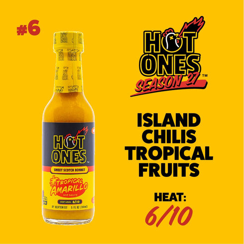 5 oz Hot Ones Tropical Amarillo Hot Sauce
