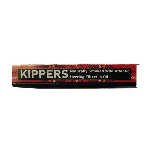 8.82 oz (170g) 5 Pack) Baltic Gold Naturally Smoked Wild Atlantic Herring in Oil- (Kippers